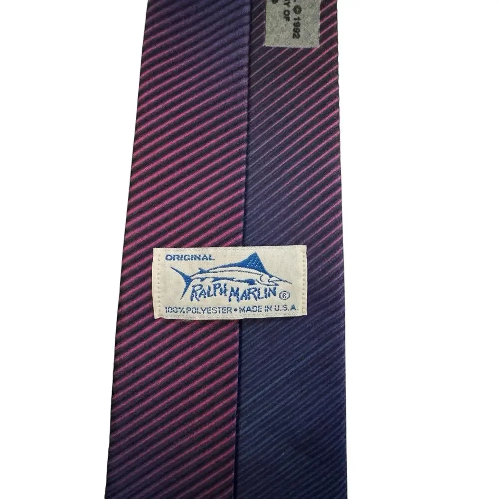 Ralph Marlin Clarinet Instrument Goodell Music Vintage Novelty Necktie Polyester